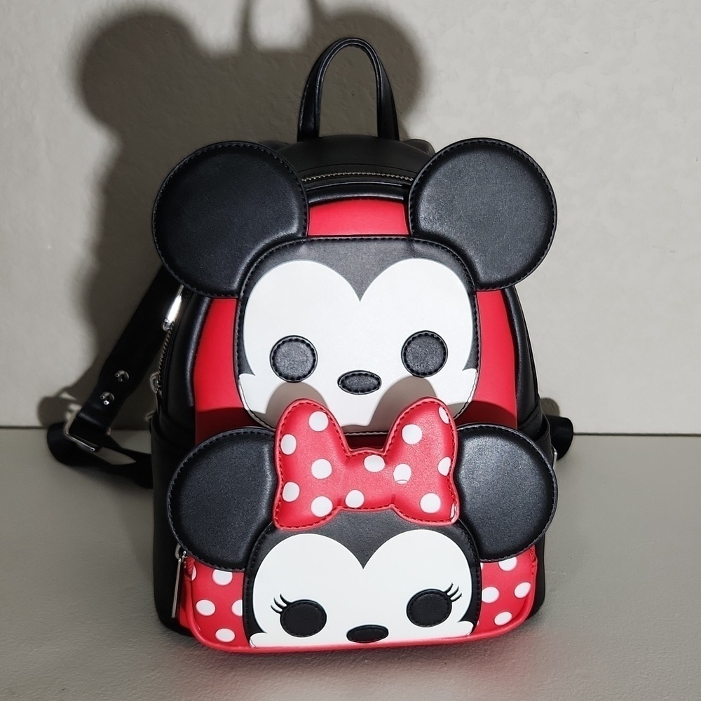 Loungefly Disney Funko Pop Mickey Minnie Mouse Backpack Purse Nwot
